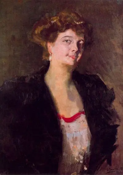 Portrait of Dona Elena Ortuzar Joaquin Sorolla
